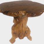 HŘÍBEK 75x62x70cm - stolek z teaku