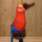 Kachna fotbalista  - dřevěná kachna 